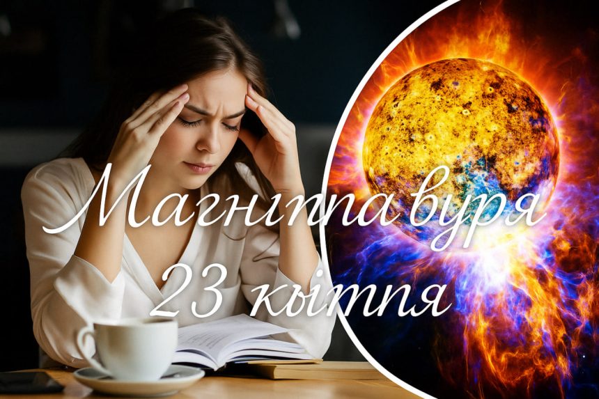 Прогноз магнітних бур на 23 квітня