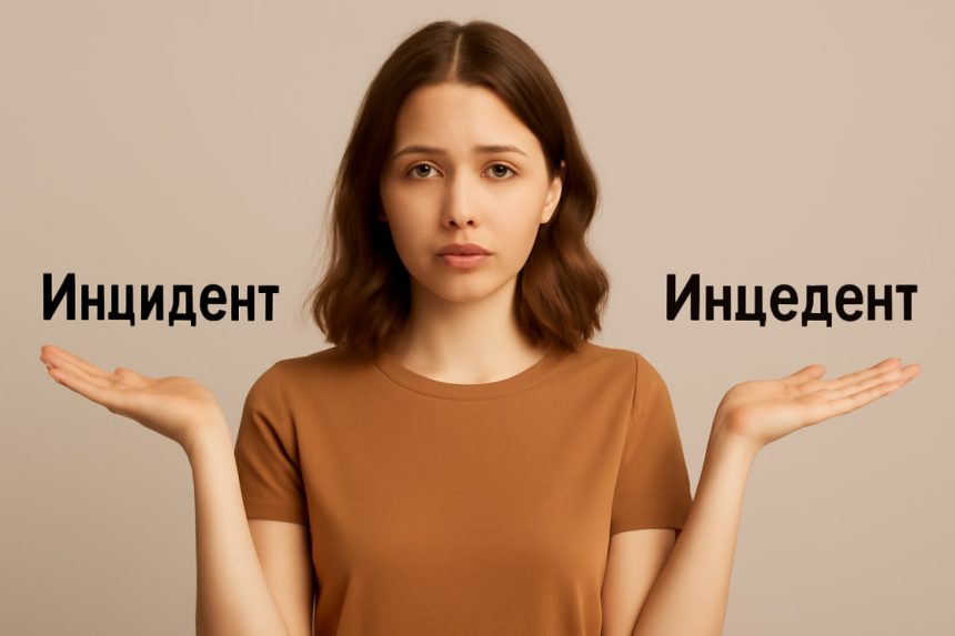 Как правильно пишется слово «Инцидент» или «Инцедент»