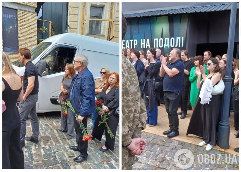 В Киеве аплодисментами провели актера Юрия Фелипенко, который погиб на войне: кто пришел попрощаться. Фото, видео с похорон