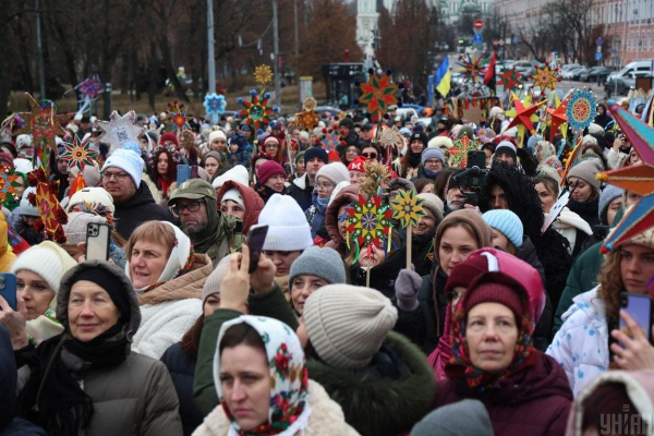 У Києві пройшла Різдвяна хода, присвячена захисникам України (фото)