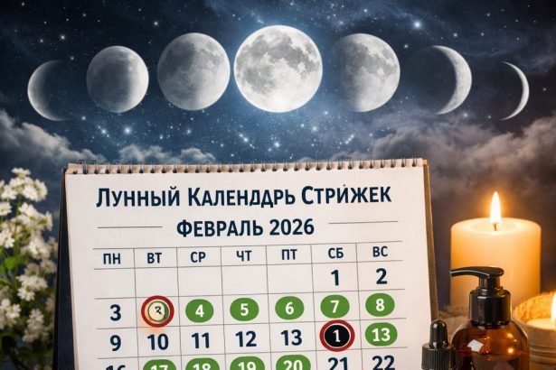 Лунный календарь стрижек на февраль 2026: как выбрать идеальный день для прически